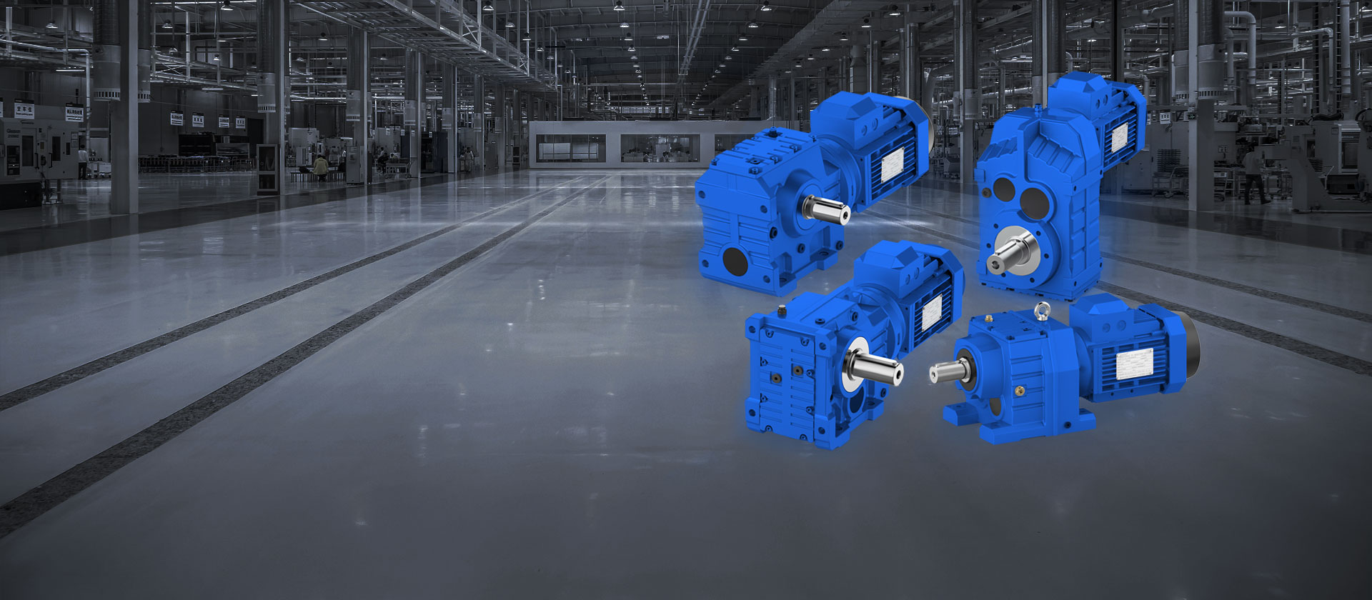R/K/F/S Motor de engranaje helicoidal MABD en China